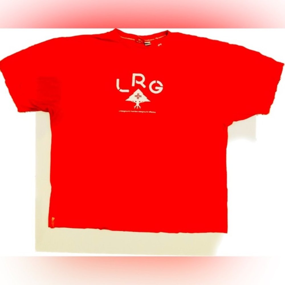 Men’s LRG Limited Research Group Logo Streetwear Shirt | Size 5XL